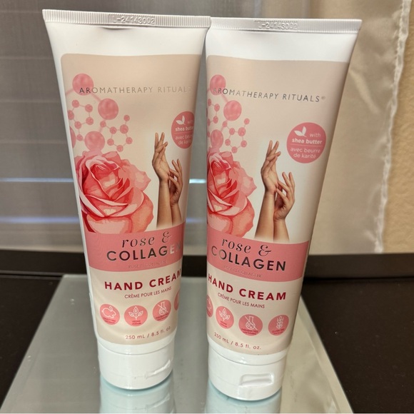 AROMATHERAPY RITUALS Rose & Collagen Hand Cream 
Brand New 2 squeeze tubes - Picture 9 of 9